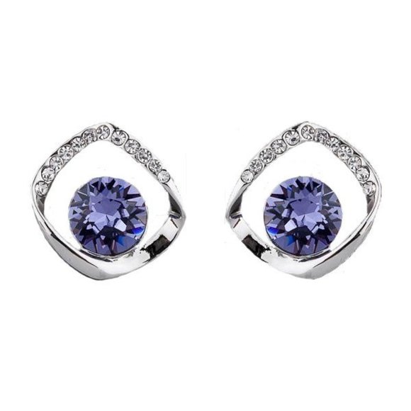 MOTHER’S DAY SALE 💐 Austrian crystal earring with silver rhinestones - Picture 3 of 3